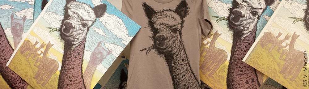 Alpaca prints…t-shirts